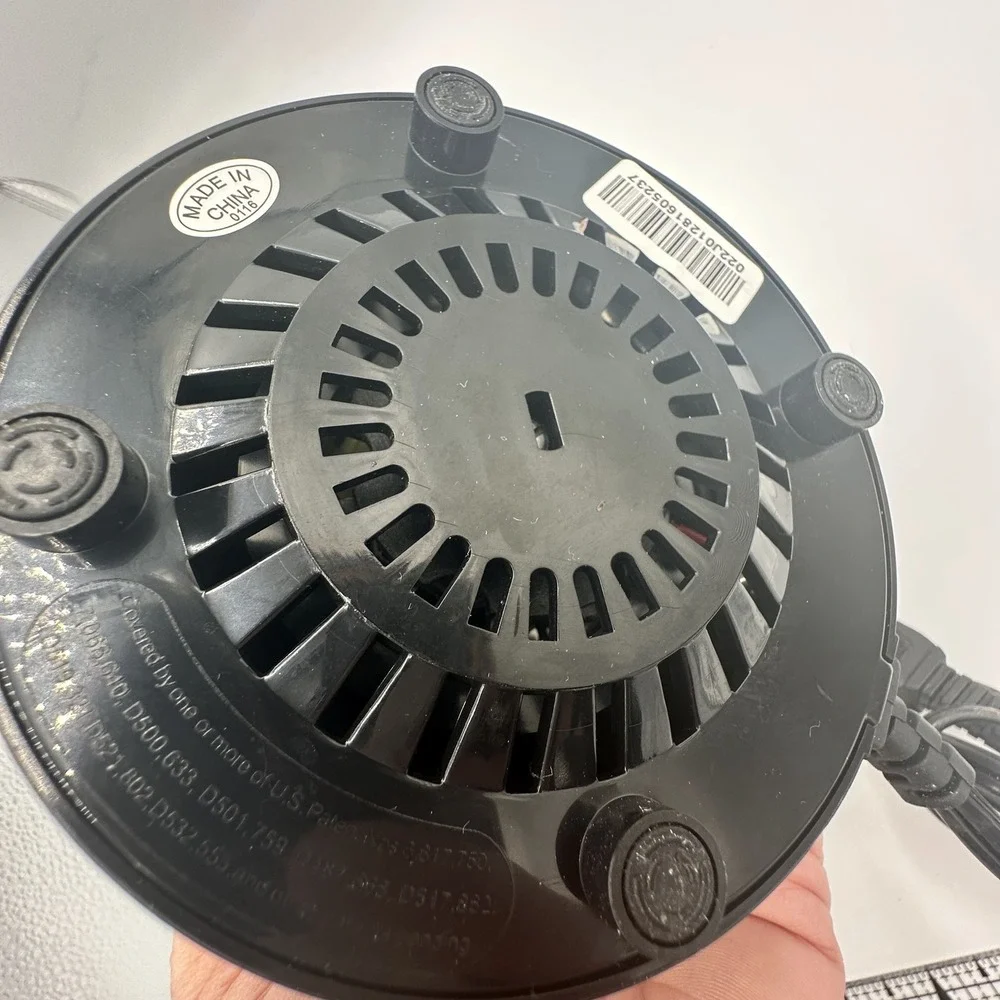 Magic Bullet MB1001 Personal Blender Motor‎ Base Replacement Silver Black Works